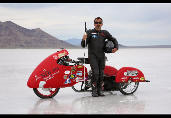 BLIND GEORGIA RACER SEEKS 225-MPH LAND SPEED RECORD