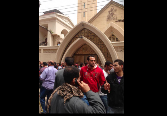 Church bombing north of Egypt