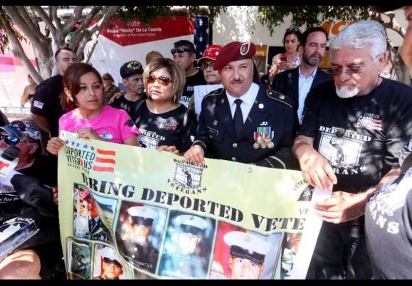 US military veterans in a new fight -- against deportation