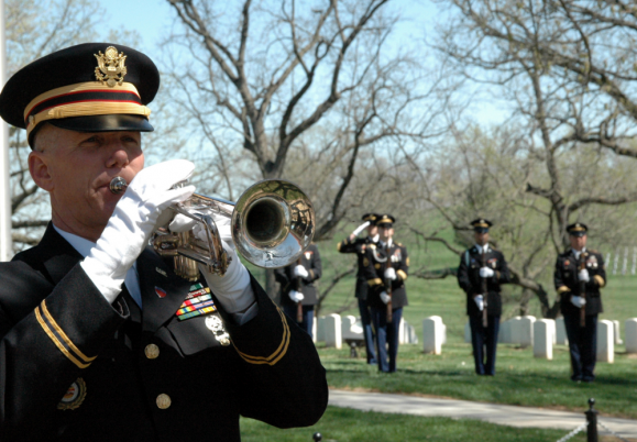 Military Funerals And The Playing Of Taps