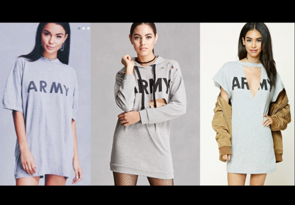Controversy surrounds popular retailer after it rips off, rips up Army PT shirts