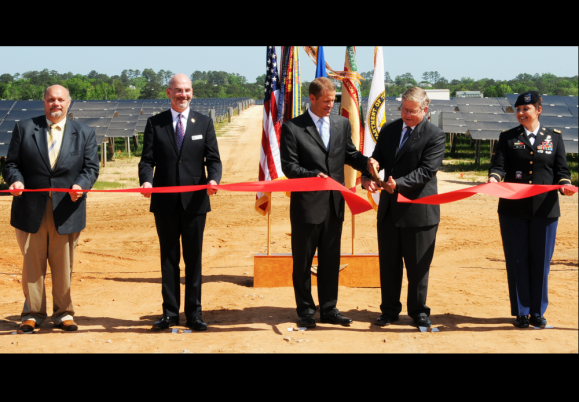 Solar array project at Fort Rucker completed