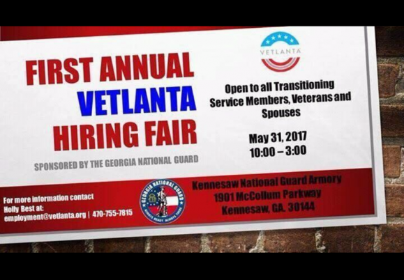 FIRST ANNUAL VETLANTA HIRING FAIR SPONSORED BY THE GEORGIA NATIONAL GUARD