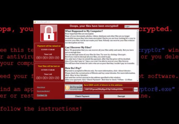 Ransomware infections reported worldwide