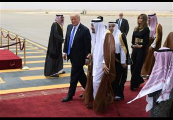 Donald Trump Lands in Saudi Arabia on First Overseas Visit of Presidency