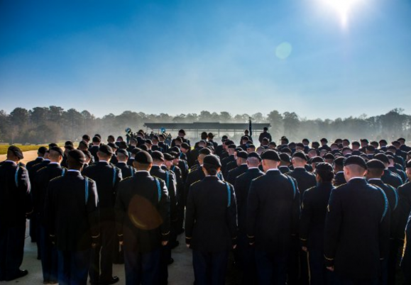 First Women Finish Army