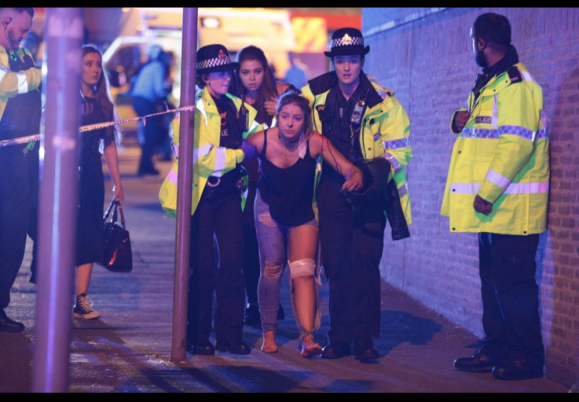 Manchester Arena explosion at Ariana Grande gig causes multiple deaths and injuries as cops swarm to treat wounded concertgoers