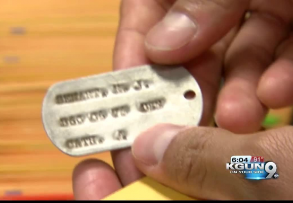 Two Vietnam military dog tags returned to veterans