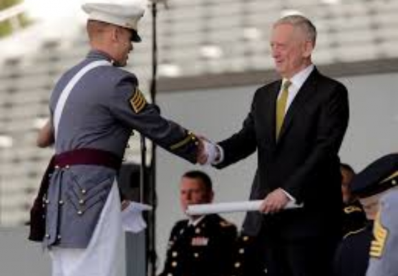 Defense Secretary Mattis at West Point graduation: 