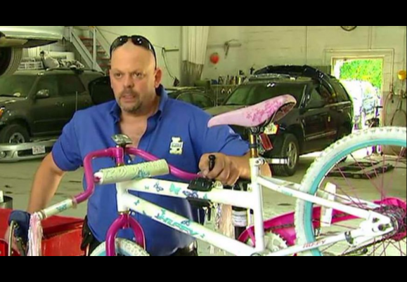 Terminally ill man rebuilds donated bikes for local kids