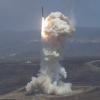 The Defense Department intercepts a ballistic missile over the Pacific