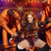 Jennifer Lopez gets stuck in formation during Las Vegas performance