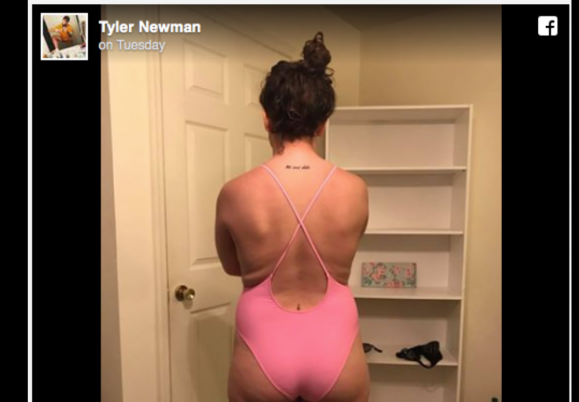 Woman kicked out of pool for wearing a...