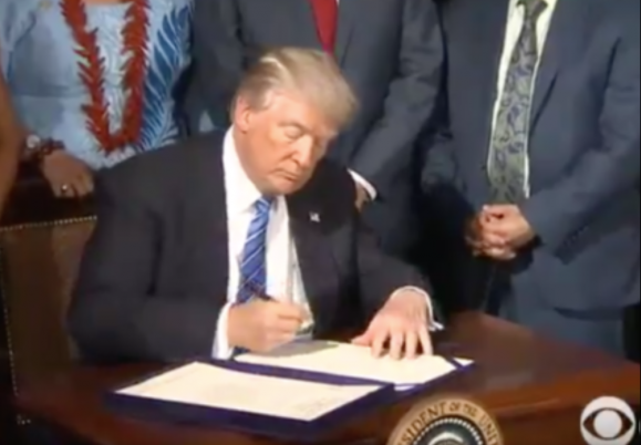 President Trump signed into law the “VA Accountability” bill on Friday.