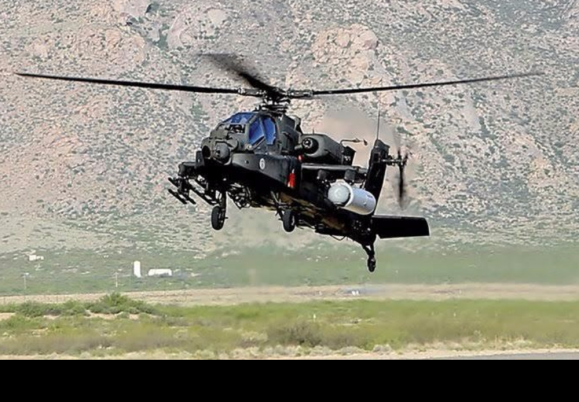US Army tests laser on Apache helicopter