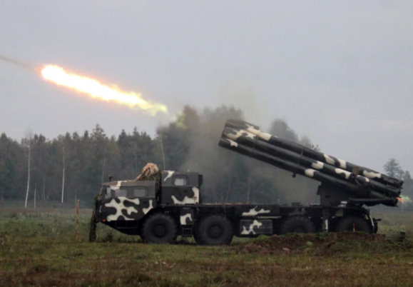 Putin watches as Russia’s military exercises turn up the firepower