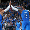 Thunder top Knicks 105-84 in OKC debuts for George, Anthony