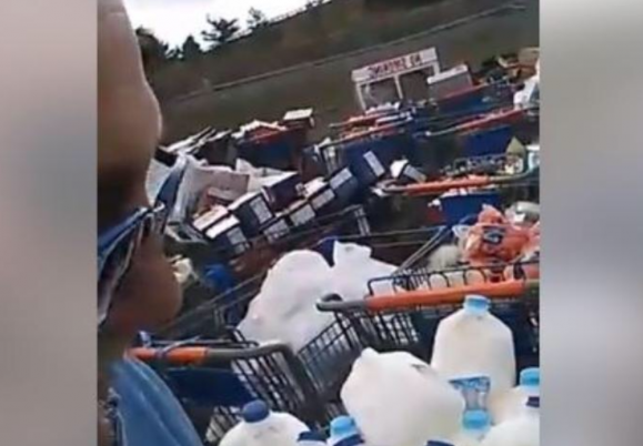 Walmart responds to viral video of food being thrown away