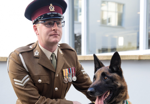 Dog Earns Special Treat: British Award for...